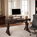 EUREKA ERGONOMIC Ark SWS Standing Desk, 63 inch Executive Desk w Drawers - Image 3