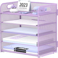 Supeasy 5 Trays Paper Organizer Letter Tray by SUPEASY