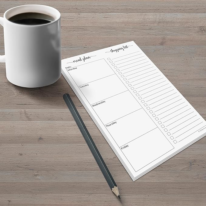 321Done Meal Planning Notepad, Made in USA, M-F Weekly Menu Planner & Grocery - Image 4
