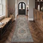 GENIMO Runner Rug 2x10 Non Slip Machine Washable Hallway Runner Rug, Low Pile by GENIMO
