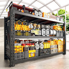 Bepatio 8250LBS Garage Shelving Heavy Duty Storage Shelves Industrial Metal