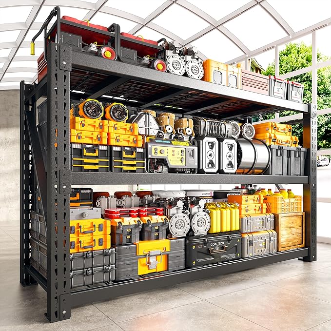 Bepatio 8250LBS Garage Shelving Heavy Duty Storage Shelves Industrial Metal by Bepatio