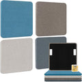 BUBOS 4 PCS Acoustic Panels, Fabric Soundproof Wall Panels, Self-adhesive Sound by BUBOS