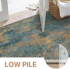 GENIMO Washable Area Rugs for Living Room, 10x14 Vintage Non Slip Rugs - Image 7