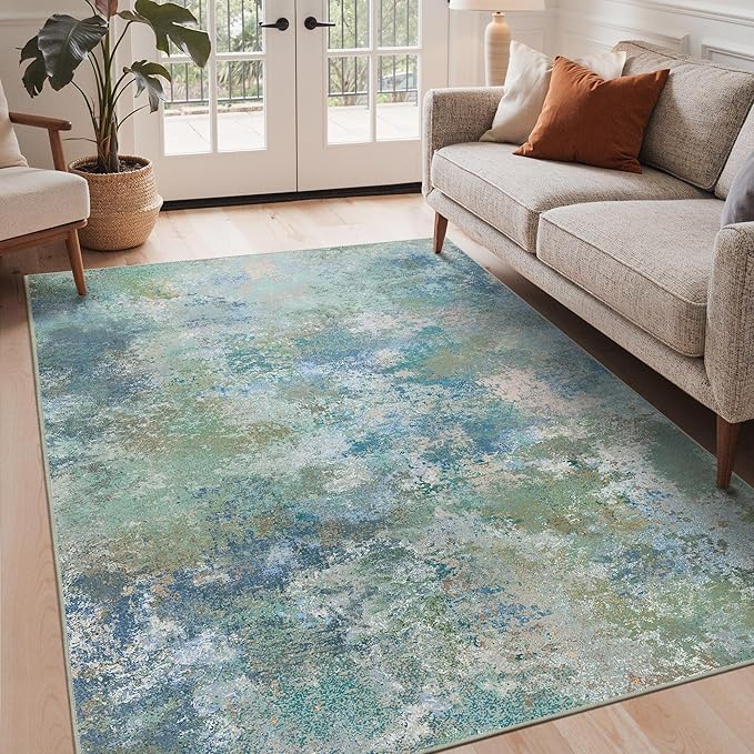GENIMO Washable Rugs 4x6 Area Rugs by GENIMO