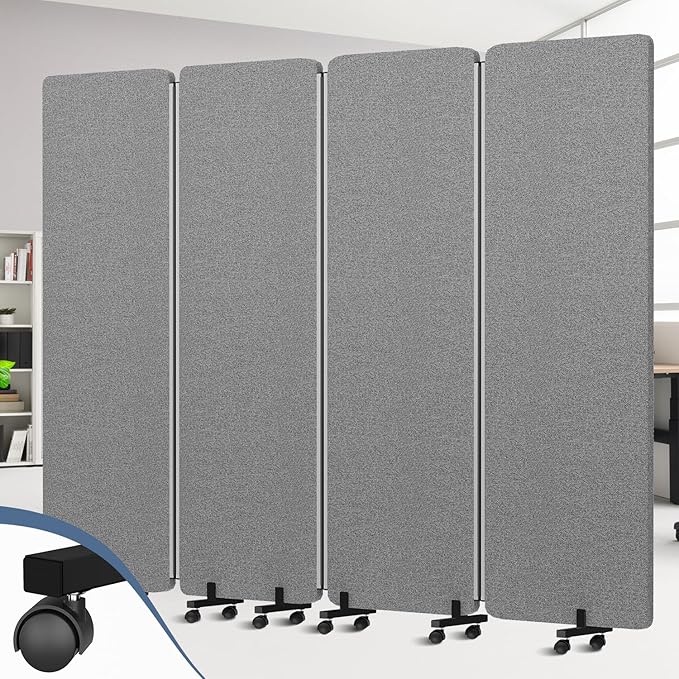 Acoustic Room Divider Privacy Panel by HOMSCREENER