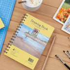 Elan A5 Drawing Book, 50 Sheets Italian Paper 90 lb/200 GSM, Acid-Free Sketch - Image 8