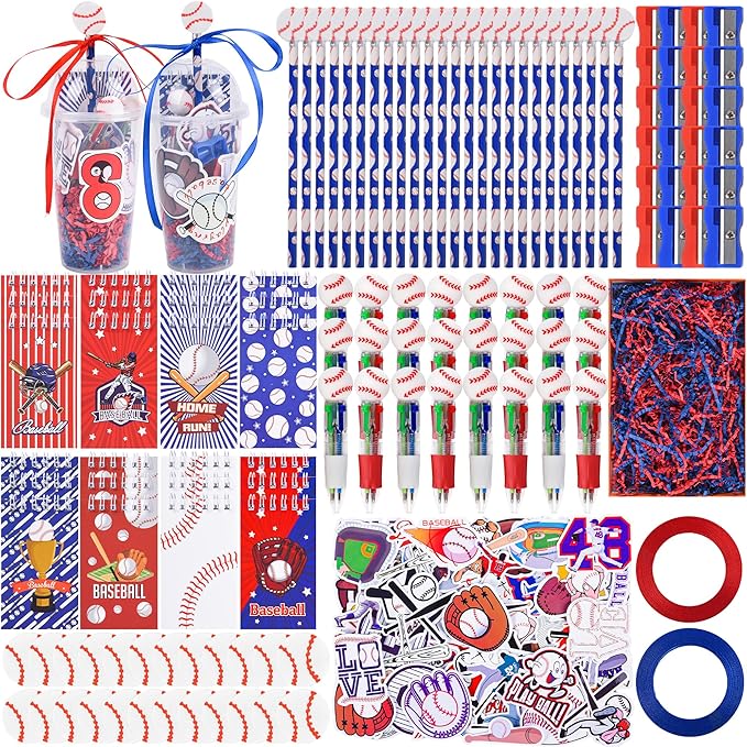 LiYiQ 247 Pcs Baseball Party Supplies Return Gifts by LiYiQ