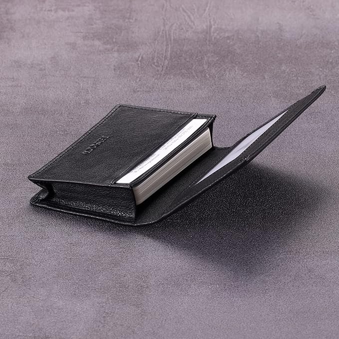Leather Business Card Case Holder - Image 4
