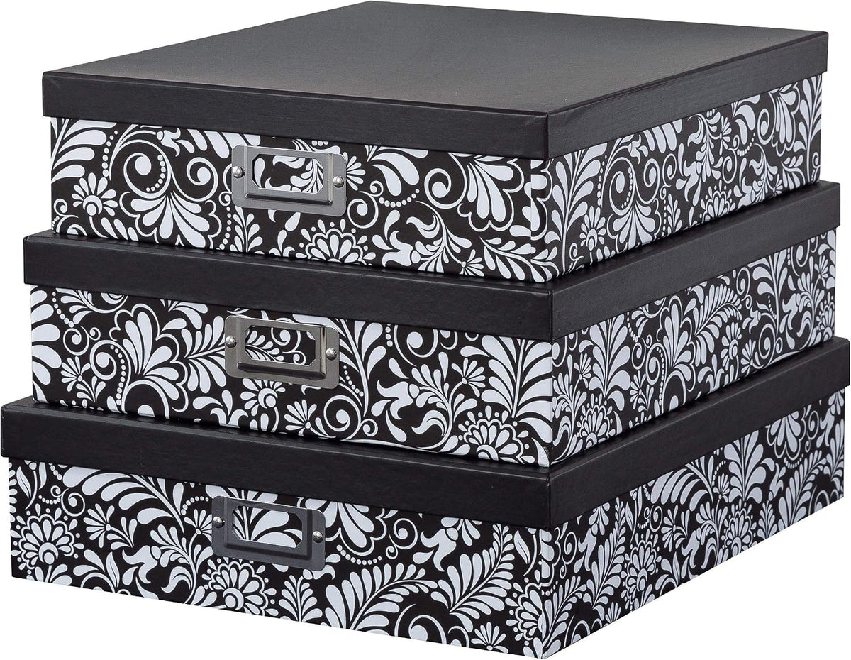 Soul & Lane Modern Botanical Decorative Cardboard Boxes