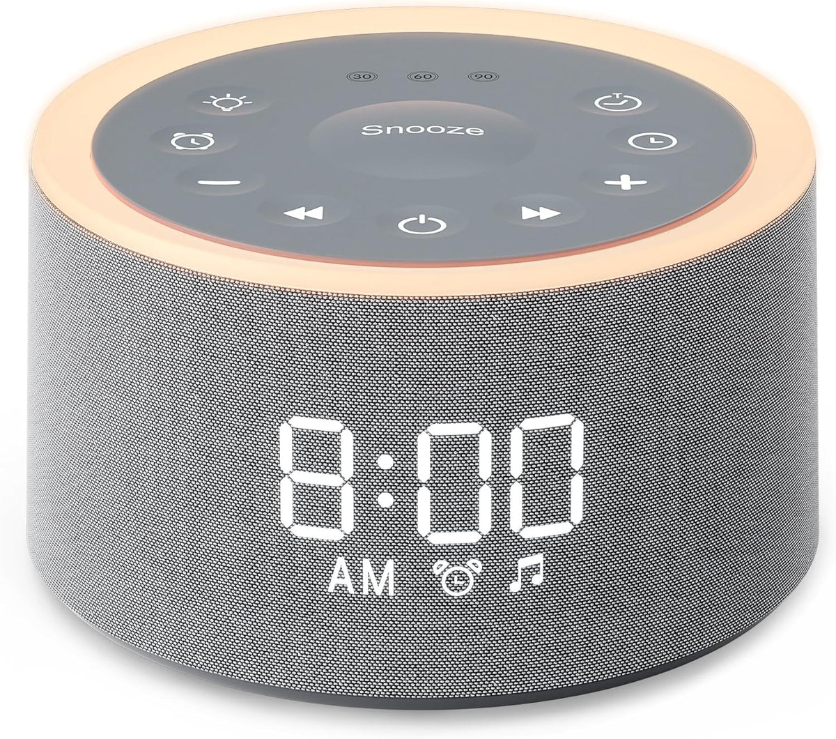 dreamegg d1+ sound machine alarm clock, 29 soothing, main product view