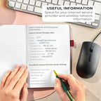 Clever Fox Password Book with alphabetical tabs. Internet Address Organizer - Image 5