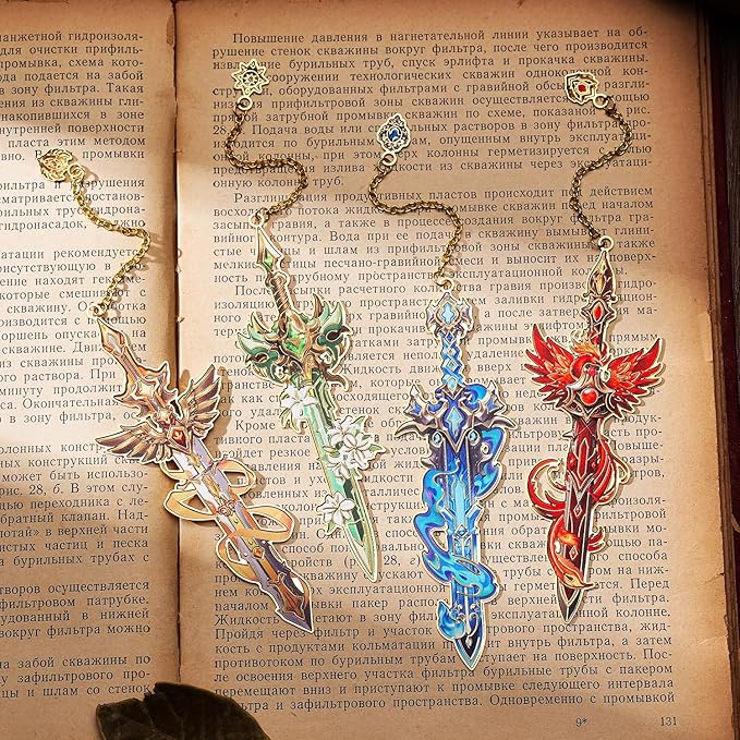 Fantasy Sword Bookmarks 4pcs - Image 6