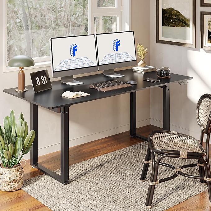 FLEXISPOT 4 Leg Standing Desk 71 x 32 Inch Electric Adjustable Height Sit Stand - Image 2