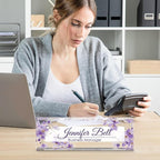 Personalized Name Plate for Desk, Custom Desk Name Plate, Acrylic Name Plate - Image 6