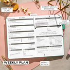 Clever Fox Planner – Undated Weekly & Monthly Planner - Image 3