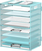 DALTACK 9-Tier Paper Letter Tray Desk Organizer by DALTACK