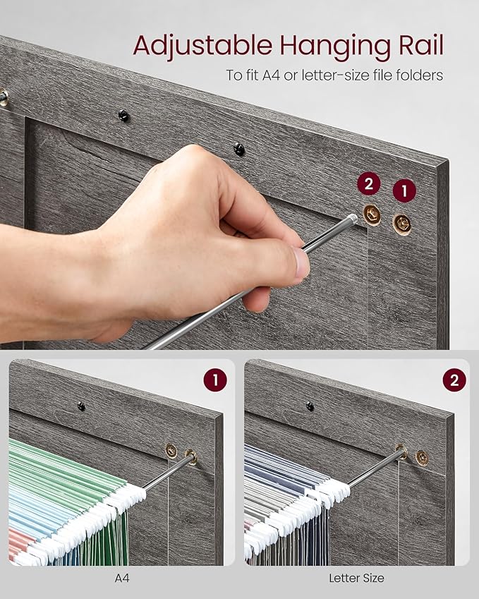 VASAGLE File Cabinet, Filing Cabinet - Image 5