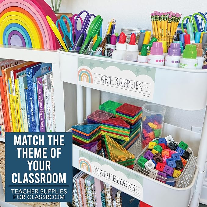 Desk Name Tags for Classroom -25 Student Name Plates for Classroom Kindergarten - Image 3