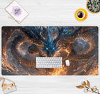 Cute Anime Dragon Desk Mat Kawaii Mouse Pad Gaming XXL Large Extended Desk Matt - Image 2