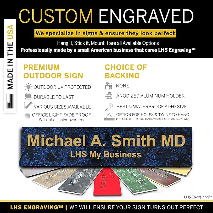 Custom Name Plate for Doors, - Image 2