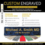 Custom Name Plate with Choice of Mounting - Image 2