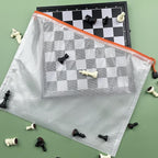 Oaimyy-11 x 14"-18 Pcs-Plastic Mesh Zipper Pouch Document Folders Bag Zip File - Image 6