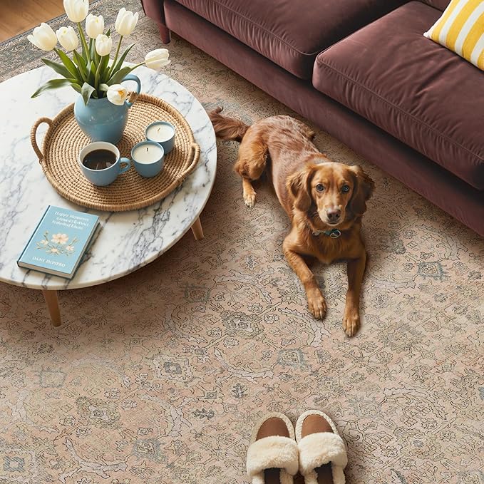 GENIMO 2x10 Runner Rugs for Hallway, Machine Washable Non Slip Vintage Rugs - Image 4