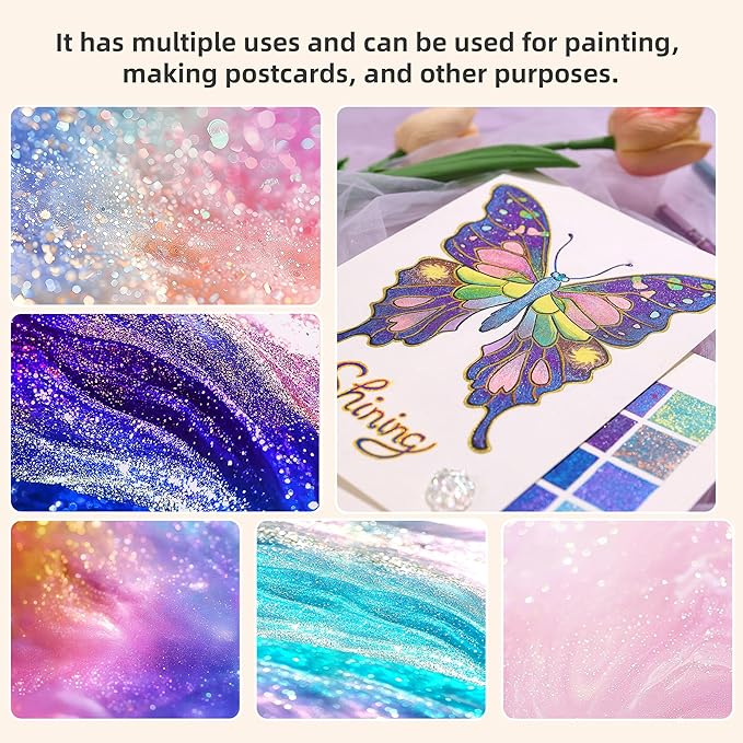 PHOSYNDYE 72 Color 1.0mm Big Hit Glitter Gel Pens - Image 8