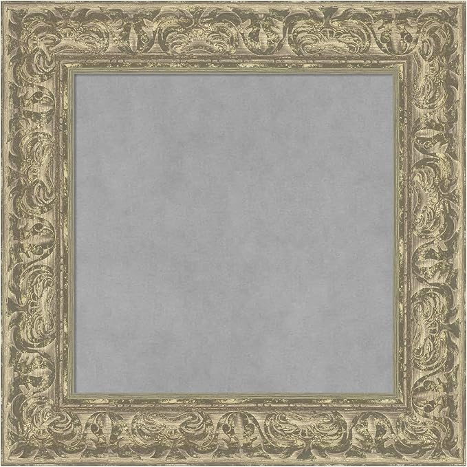 Amanti Art Silver Framed Magnetic Board 23x23 Small Vision Board by AmantiArt