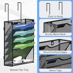 Kuntine.B Wall File Organizer Office Hanging Magazine Holder Wall File Organizer - Image 3