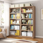 Bevfint 70 in Tall Bookcase, 33 inch Wide Floor Standing Indoor Furniture - Image 6