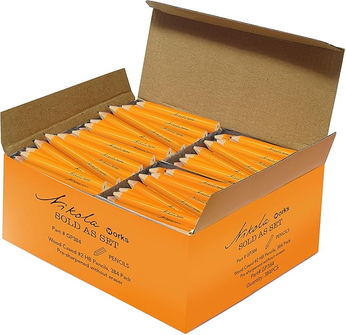 Nikola Works Mini Golf Pencils Without Erasers - Image 2