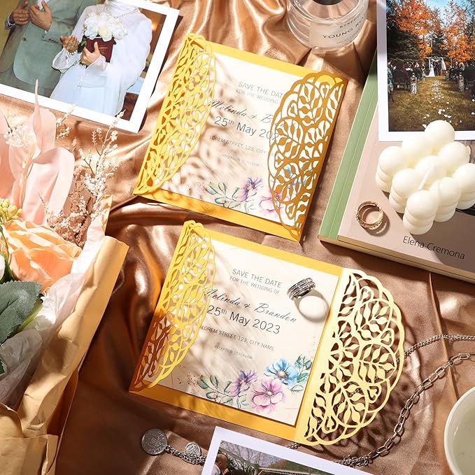 25 Sheets Gold Shimmer Cardstock 8.5 x 11Inch Metallic Card Stock 250GSM/92LB - Image 7