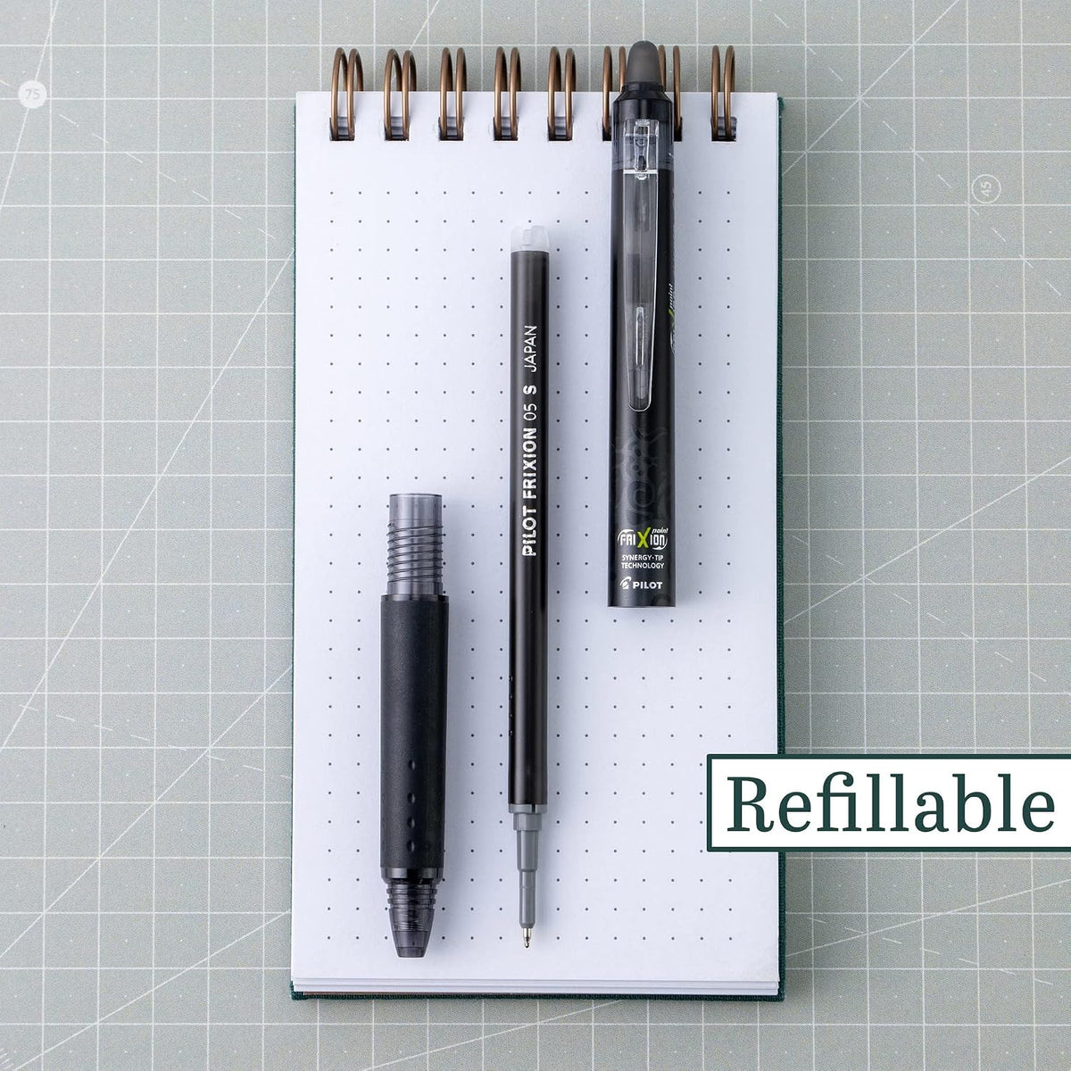 PILOT FriXion Synergy Clicker Erasable,Refillable & Retractable Gel Ink P...