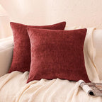 Amazon Basics Chenille Throw Pillow Covers, Home Decor Cushion Cover by AmazonBasics