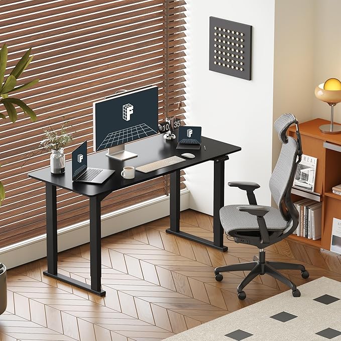 FLEXISPOT 4 Legs Standing Desk 63 x 28 Inch Electric Adjustable Height - Image 2