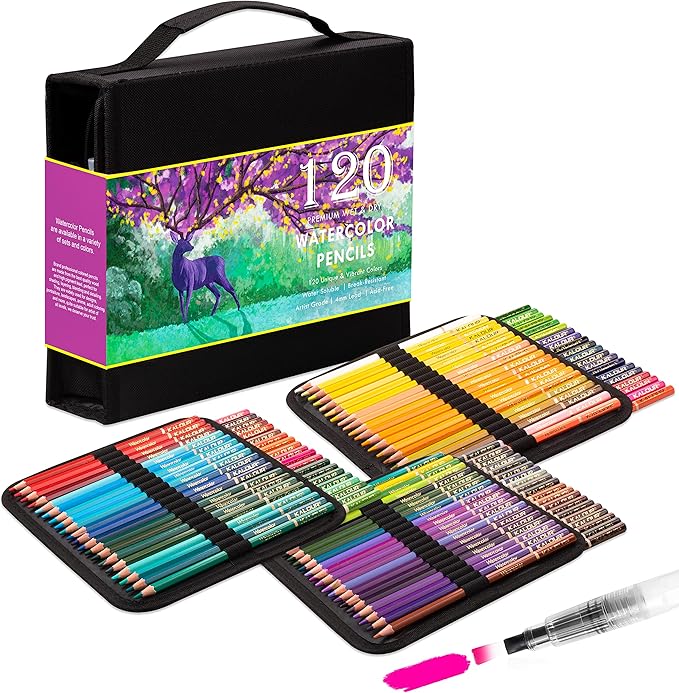 KALOUR Premium Watercolor Pencils, by KALOUR