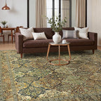 GENIMO 6x9 Area Rugs for Living Room, Machine Washable Low Pile Rugs, Chenille - Image 3