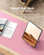 YSAGi Leather Desk Pad Protector, Large Mouse Pad, Non-Slip PU Leather Desk - Image 7