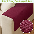 Couch Arm Covers, Sofa Arm Covers, Waterproof Armrest Covers - Image 4