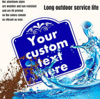 Custom Sign, Custom Indoor/Outdoor Decorative Sign，Aluminum Weatherproof Metal - Image 3