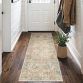 GENIMO Runner Rug 2x7 Non Slip Machine Washable Hallway Runner Vintage Rug by GENIMO