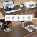 Aothia Leather Desk Pad Protector, Large Mouse Pad, Office Mat, Non-Slip PU - Image 6