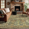 GENIMO 6x9 Area Rugs for Living Room, Machine Washable Low Pile Rugs, Chenille by GENIMO