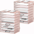 DALTACK 9-Tier Paper Letter Tray Desk Organizer by DALTACK