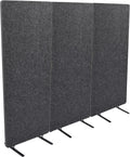 ReFocus™ Raw Freestanding Acoustic Room Divider 3 Pack – Reduce Noise and
