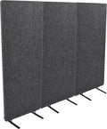 ReFocus™ Raw Freestanding Acoustic Room Divider 3 Pack – Reduce Noise and by SStandUpDeskStore
