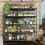 REIBII 45.8“W Metal Shelving Storage Shelves, 5-Tier Wire Shelving Unit - Image 9