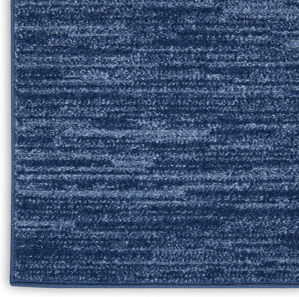 nourison home nourison essentials navy blue 2' x showing dimensions